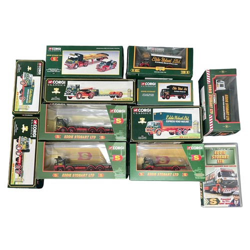 34 - Corgi Eddie Stobart Truck collection, generally excellent in excellent window boxes, with Nos. 29103... 