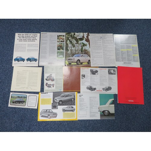 214 - 1960s onwards international car brochures, English language text, generally excellent to good plus, ... 