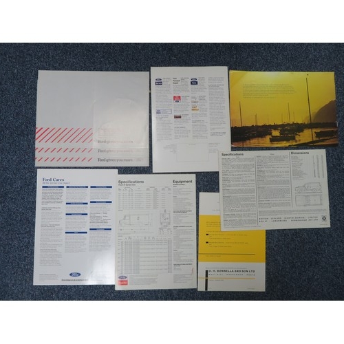 218 - 1970s onwards commercial vehicles brochures, generally excellent to good, with Ford (4) including P1... 