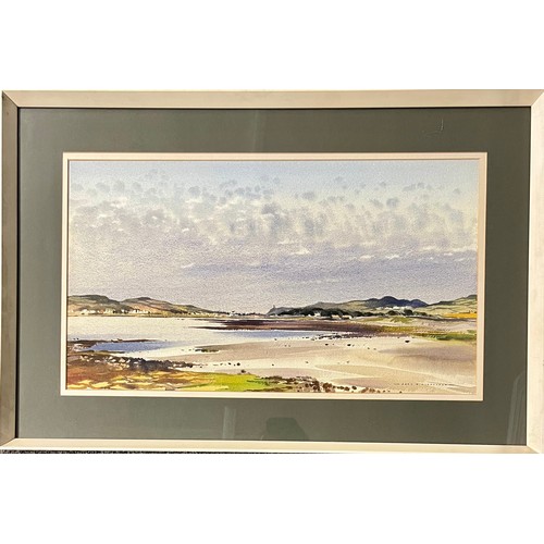 420 - John Hobson Nicholson (British, 1911-1988), coastal landscape watercolour on paper. Signed lower rig... 