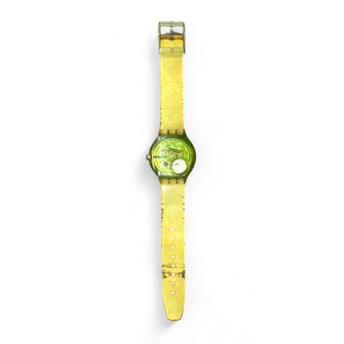 138 - Swatch Scuba 'Sailor's Joy' SDG 100 Wrist Watch. Watch Face diameter measures 28mm. In fair conditio... 