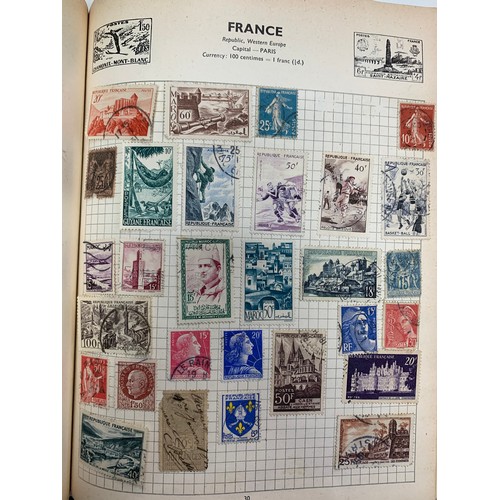 277 - World Stamp collection in Swiftsure album, Australia, China, France, French Colonies, Great Britain,... 