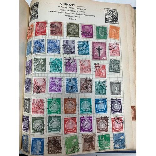 277 - World Stamp collection in Swiftsure album, Australia, China, France, French Colonies, Great Britain,... 