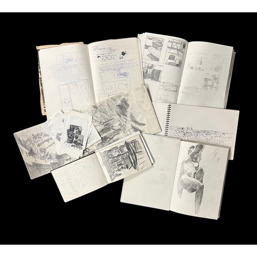 405 - Graham Chorlton (British, b.1953), range of original artist sketchbooks. These sketchbooks mostly fe... 