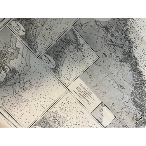 27 - A rare German Kriegsmarine map of Flamborough Head depicting the Flamborough coastline, with origina... 