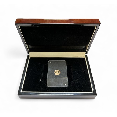 209 - Gibraltar 2015 quarter sovereign gold proof FDC, 50th Anniversary of the death of Winston Churchill,... 