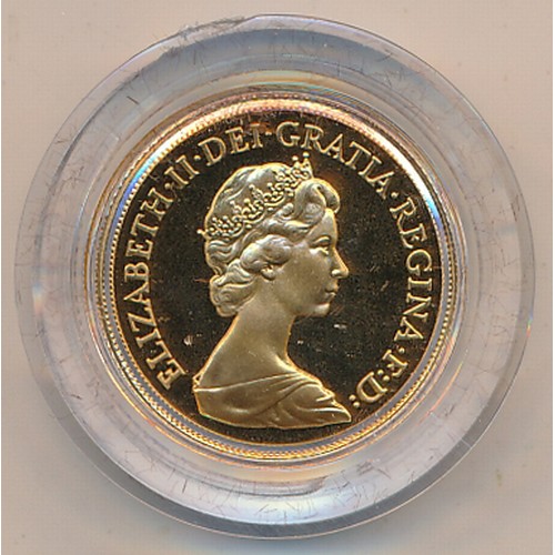 123 - Queen Elizabeth II 1981 boxed gold proof sovereign FDC, with Royal Mint certificate.