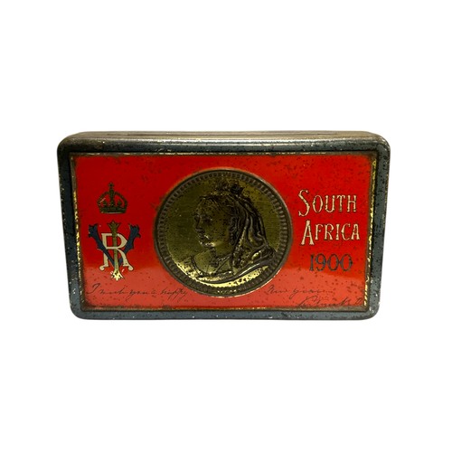 75 - Boer War 1900 South Africa Queen Victoria Chocolate Tin.