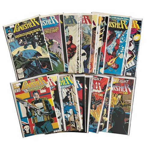 10 - Marvel Comics (104 issues) The Punisher 1990-1991 Nos 38, 39, 41-55, 58-60. 1987-1993 Nos 7-11, 16, ... 