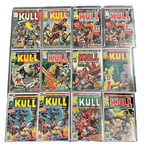 12 - Marvel Comics Kull The Conqueror 1973-1978 Nos 9, 10, 11x2, 12, 13, 14, 15, 16x2, 17, 18, 19, 20, 21... 