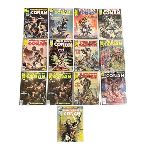 14 - Curtis Magazines The Savage Sword Of Conan The Barbarian 1974-1985 Nos 3, 4, 8, 11, 12, 14, 16, 37, ... 