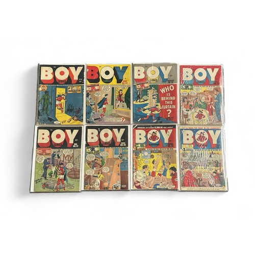 16 - Boy Comics (Lev Gleason/Comic House) 1946-1949 Nos 30, 34, 35, 37, 40, 42, 45, 47. All 8 comics are ... 