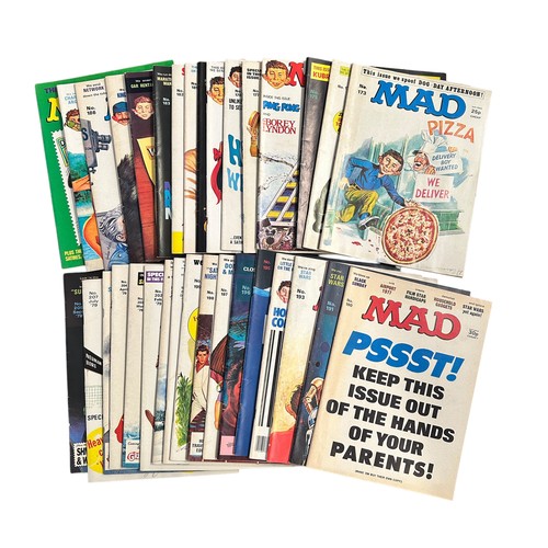 42 - Mad magazine UK March 1975 to September 1979 Nos 173-188, 190, 191, 193-205, 207, 209. All 33 magazi... 