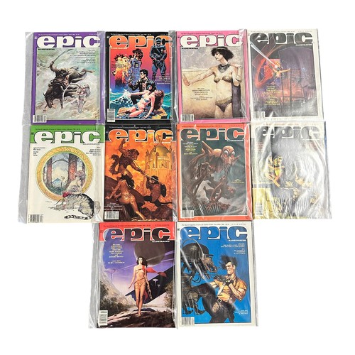 48 - Marvel Epic Illustrated Magazine 1984 to 1985 Nos 23, 24, 25, 26, 28, 29, 30, 31, 32, 33. All 10 mag... 