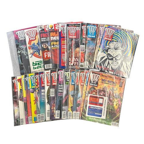 55 - 2000 Ad featuring Judge Dredd 1992 to 2002 Prog 781-800, 873, 1014, 1025, 1257, 1276. Numbers 781, 8... 