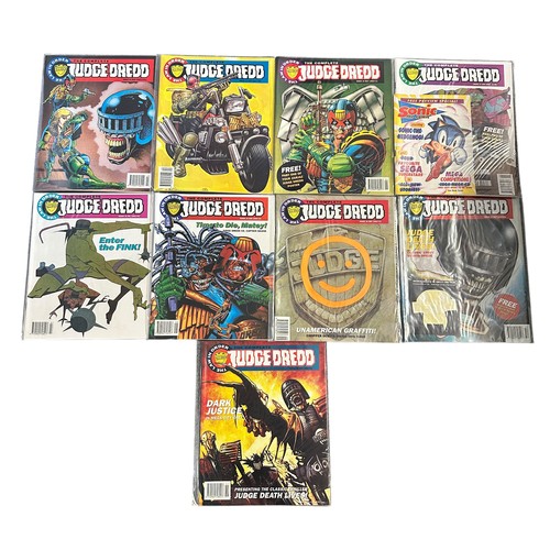 60 - The Complete Judge Dredd 1992 to 1993 Issues 1-8, 10-22 All 21 comics are bagged flat and unfolded N... 