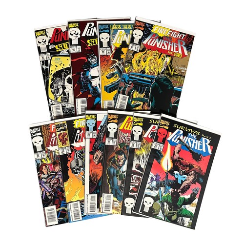 121 - Punisher 1987 series 110 comics 1-104 and Annuals 1-6 all bagged/boarded and high grade.