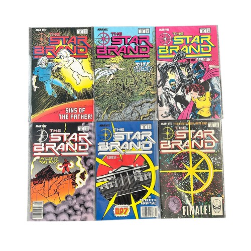 234 - Marvel Comics Star Brand 1986 Nos 1-19 complete series. All 19 comics are bagged flat and unfolded N... 