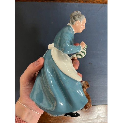 288 - A trio of Royal Doulton figurines to include Teatime HN2255, The Cup of Tea HN2322 and The Favourite... 