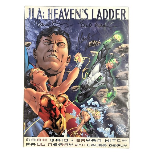 196 - Various Books & Comics. JLA Heaven's Ladder signed and limited edition (62/500) with Certificate of ... 