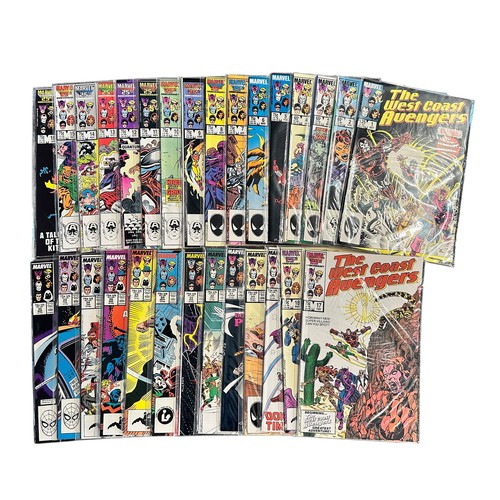 348 - Marvel Comics The West Coast Avengers 1985-1987 Nos 1-30. All 30 comics are bagged NM.