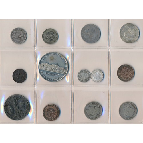 171 - World coins in an album (86). Fascinating collection in mixed condition, with coins from Austria, Br... 