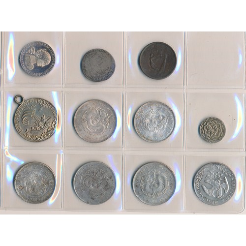 171 - World coins in an album (86). Fascinating collection in mixed condition, with coins from Austria, Br... 