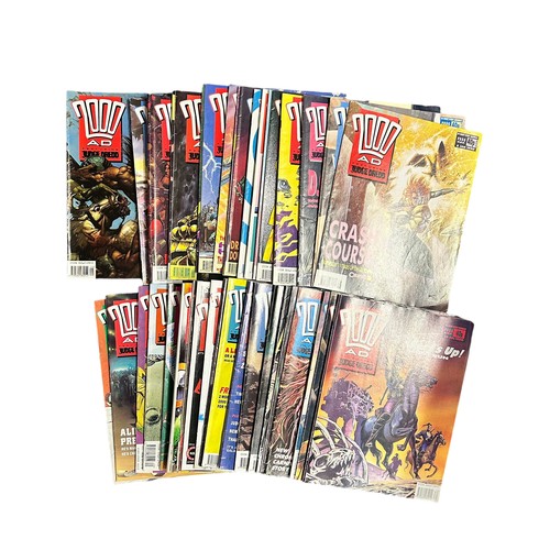 371 - 2000 AD Featuring Judge Dredd1988 Nos 555-607 All 53 Comics are flat and unfolded. 2000 AD Featuring... 