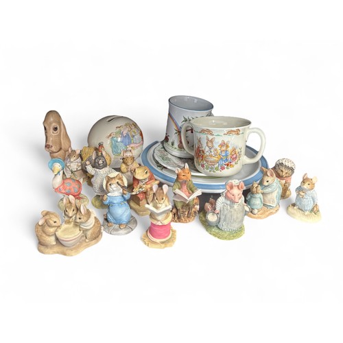 228 - Beatrix Potter, collectable range to include; Border figurines with Pig-Wig Dancing, Mrs Crusty Brea... 