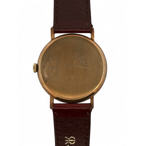 115 - A Boxed Marvin Revue Men's Wristwatch with brown leather straps, Reference No. B291/53418 with origi... 