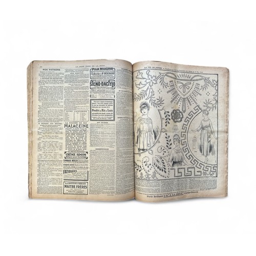 332 - Early 20th Century Le Petit Echo de la Mode French Fashion magazines in bound volumes. Including; 19... 