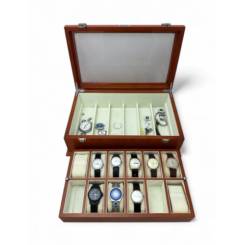 104 - Selection of Gentleman's Wrist Watches to include Accurist, Zeon, Roamer, Sekonda 17 Jewles (3), Bul... 