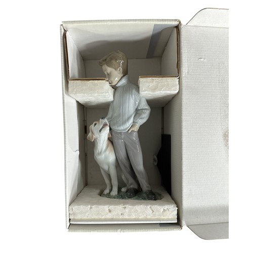 241 - Lladro, My Loyal Friend 6902 figurine. Height 25cm. With original box.