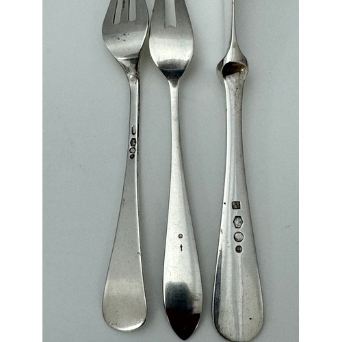 131 - Dutch 830 silver:  Includes 12 table spoons hallmarks and 12  dinner forks with Dutch 1940 hallmarks... 