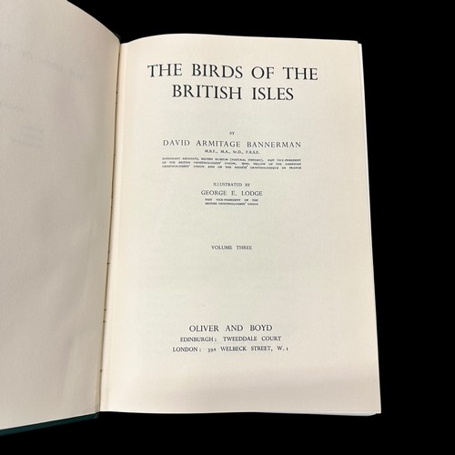 320 - Twelve Volumes of The Birds of The British Isles. Volumes 1-12 by David Bannerman. Illustrated by Ge... 