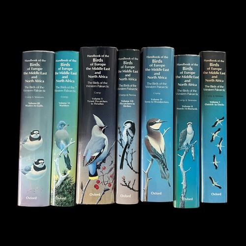 322 - Seven Volumes Handbook of The Birds of Europe, The Middle East & North Africa. Volumes 1-7. Publishe... 