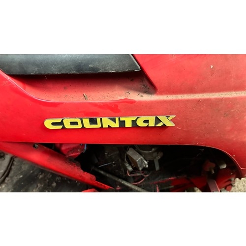 192 - Countax Ride On Mower. Fitted with a Vanguard 16HP Engine. With grass catcher. Has been stored in a ... 