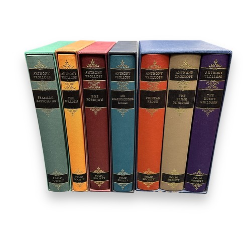 309 - Trollope, Anthony. Anthony Trollope Folio Society set of 35 titles, to include; Marion Fay, The Amer... 