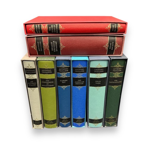 309 - Trollope, Anthony. Anthony Trollope Folio Society set of 35 titles, to include; Marion Fay, The Amer... 