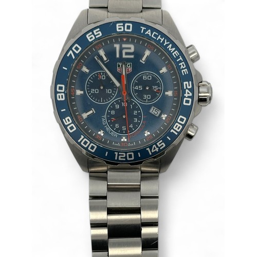 110 - Tag Heuer Formula One Chronograph Stainless Steel gentleman's wristwatch, Reference no. Formula 1. C... 