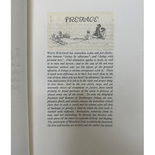 341 - AUSTEN, JANE. ‘Pride and Prejudice’ by Jane Austen with a preface by George Saintsbury and Illustrat... 