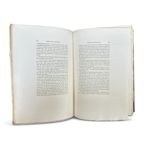 341 - AUSTEN, JANE. ‘Pride and Prejudice’ by Jane Austen with a preface by George Saintsbury and Illustrat... 