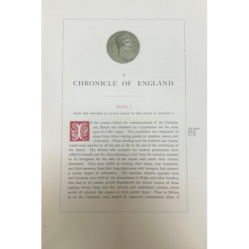 329 - DOYLE, JAMES. ‘A Chronicle of England B.C. 55- AD. 1845’ written and illustrated by James E. Doyle. ... 