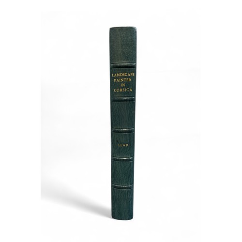 335 - LEAR, EDWARD. ‘Journals of a Landscape Painter in Corsica’ by Edward Lear. 1st Edition, 1870, with i... 