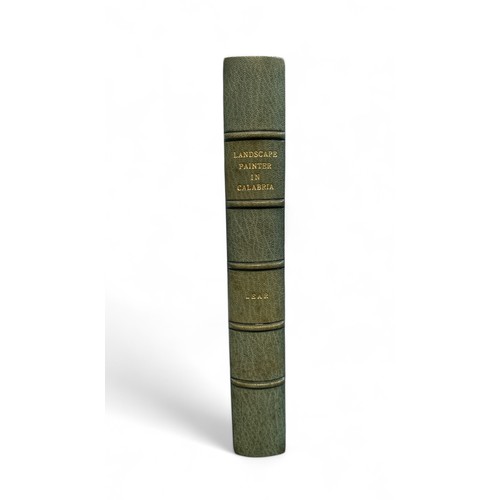 336 - LEAR, EDWARD. ‘Journals of a Landscape Painter in Southern Calabria’ by Edward Lear. 1st Edition, 18... 