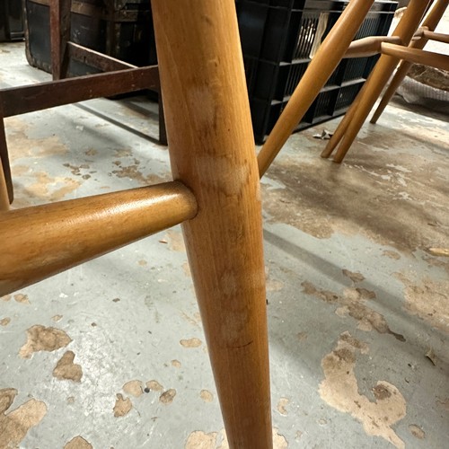 425 - Ercol – a set of three Ercol 365 Quaker chairs. Each measure height 96cm, width 42cm, depth 42cm. (3... 