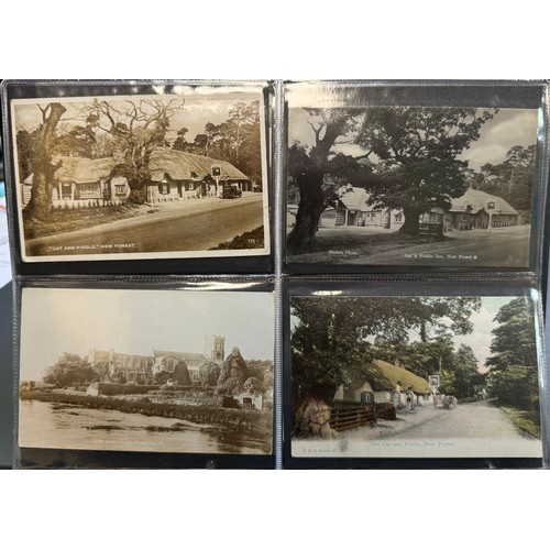 186 - Postcards - Hampshire & Dorset (200+), all sleeved in a modern album, ranges from Bournemouth, Bosco... 