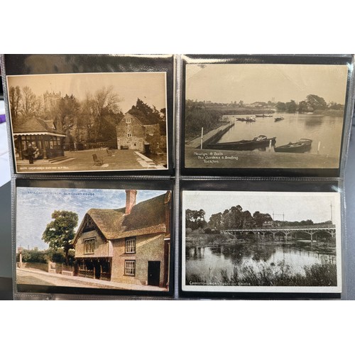 186 - Postcards - Hampshire & Dorset (200+), all sleeved in a modern album, ranges from Bournemouth, Bosco... 