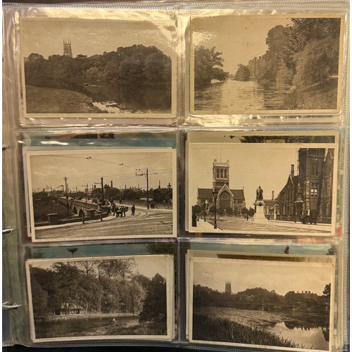 189 - Postcards - Burton upon Trent collection of 396 mainly topographical cards, includes many RP's inclu... 