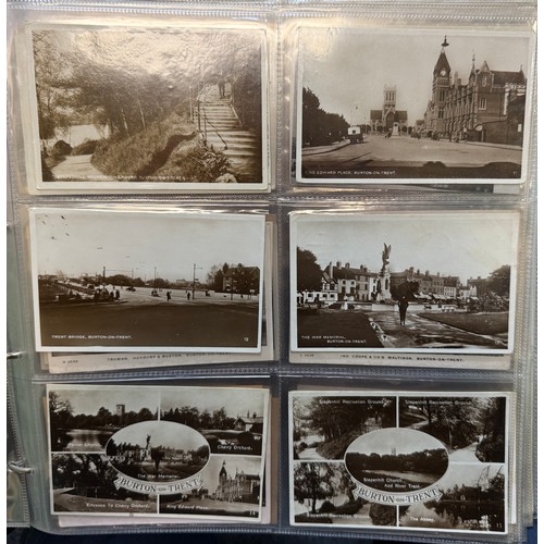 189 - Postcards - Burton upon Trent collection of 396 mainly topographical cards, includes many RP's inclu... 